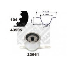 23505 MAPCO Комплект ремня ГРМ