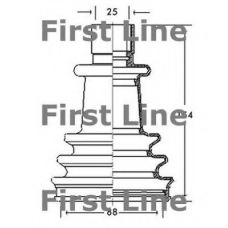 FCB2115 FIRST LINE Пыльник, приводной вал