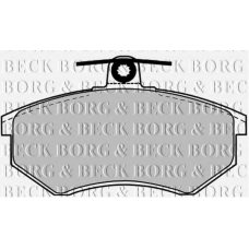 BBP1027 BORG & BECK Комплект тормозных колодок, дисковый тормоз