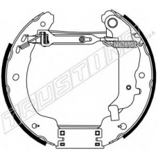 6284 TRUSTING Комплект тормозных колодок