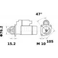 MS 179 MAHLE Стартер