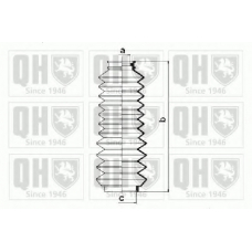 QG1138 QUINTON HAZELL Комплект пылника, рулевое управление