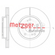 6110550 METZGER Тормозной диск