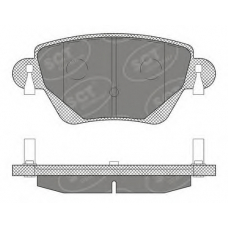 SP 605 SCT Комплект тормозных колодок, дисковый тормоз