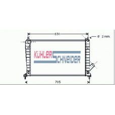 2000091 KUHLER SCHNEIDER Радиатор, охлаждение двигател