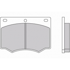 12-0169 E.T.F. Комплект тормозных колодок, дисковый тормоз