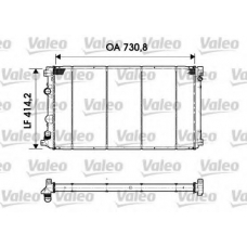 732920 VALEO Радиатор, охлаждение двигателя