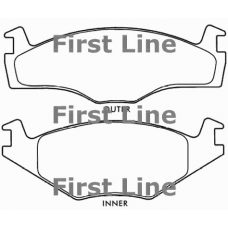 FBP3151 FIRST LINE Комплект тормозных колодок, дисковый тормоз
