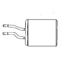 53244 NRF Теплообменник, отопление салона