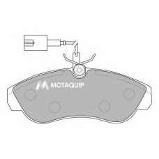 LVXL1090 MOTAQUIP Комплект тормозных колодок, дисковый тормоз