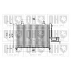 QCN529 QUINTON HAZELL Конденсатор, кондиционер
