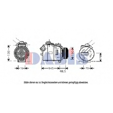 851808N AKS DASIS Компрессор, кондиционер