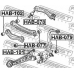 HAB-102 FEBEST Втулка, рычаг колесной подвески