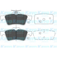 KBP-6554 KAVO PARTS Комплект тормозных колодок, дисковый тормоз