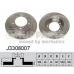 J3308007 NIPPARTS Тормозной диск
