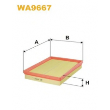 WA9667 WIX Воздушный фильтр