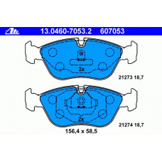 13.0460-7053.2 ATE Комплект тормозных колодок, дисковый тормоз