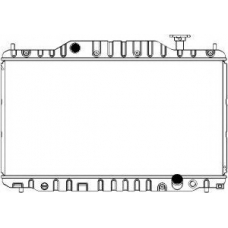 4212-1015 SAKURA  Automotive Радиатор, охлаждение двигателя