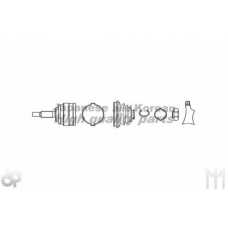 TO-2113I ASHUKI Шарнирный комплект, приводной вал