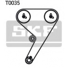 VKMA 02005 SKF Комплект ремня грм