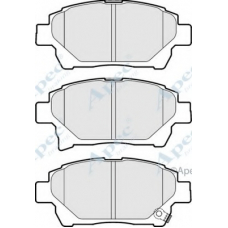 PAD1722 APEC Комплект тормозных колодок, дисковый тормоз