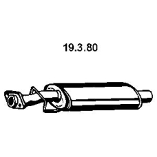 19.3.80 EBERSPACHER Предглушитель выхлопных газов