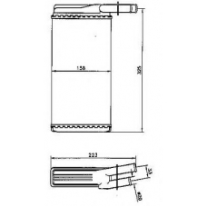53220 NRF Теплообменник, отопление салона