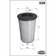 LFAF347 LUCAS FILTERS Воздушный фильтр