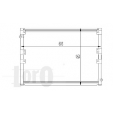 051-016-0023 LORO Конденсатор, кондиционер