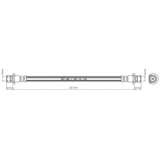 VBH772 MOTAQUIP Тормозной шланг