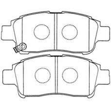 FP0831 FIT Комплект тормозных колодок, дисковый тормоз