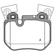 BPA1373.00 OPEN PARTS Комплект тормозных колодок, дисковый тормоз