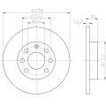 8DD 355 100-431 HELLA Тормозной диск