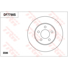 DF7798 TRW Тормозной диск
