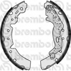 S 83 510 BREMBO Комплект тормозных колодок