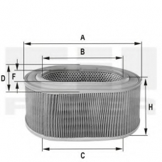 HPU 4361 FIL FILTER Воздушный фильтр