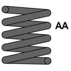 QSS3276 QUINTON HAZELL Пружина ходовой части