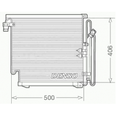 DCN02010 DENSO Конденсатор, кондиционер