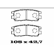 BL1396A2 FTE Комплект тормозных колодок, дисковый тормоз