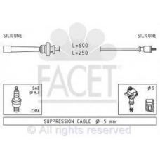 4.9767 FACET Комплект проводов зажигания