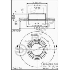 09.5652.20 BREMBO Тормозной диск