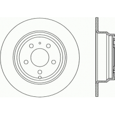 BDR1616.10 OPEN PARTS Тормозной диск