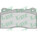 05P951 LPR Комплект тормозных колодок, дисковый тормоз