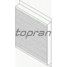 206 736 TOPRAN Фильтр, воздух во внутренном пространстве