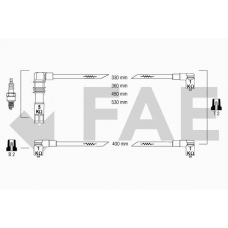 85695 FAE Комплект проводов зажигания