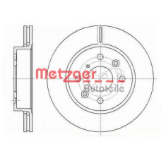 6110397 METZGER Тормозной диск