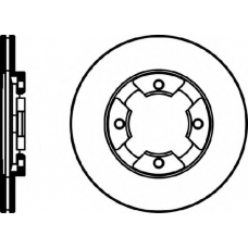 MDC348 MINTEX Тормозной диск