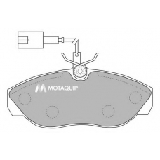 LVXL1091 MOTAQUIP Комплект тормозных колодок, дисковый тормоз