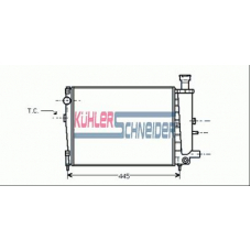 1504001 KUHLER SCHNEIDER Радиатор, охлаждение двигател