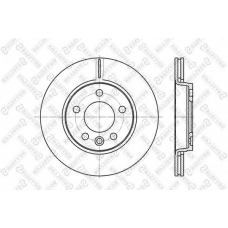 6020-4797V-SX STELLOX Тормозной диск